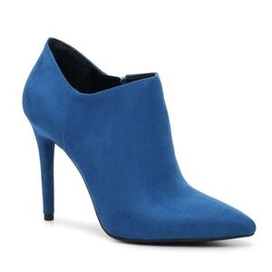 NEW Jessica Simpson Luela Suede Heeled Ankle Bootie in Cobalt